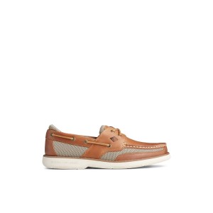 Sperry Surveyor 2-Eye Boat Shoe Beige | VCDXBW-591