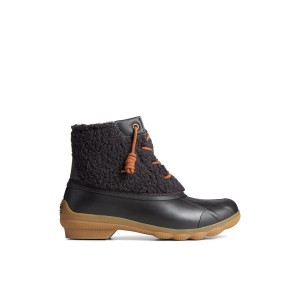 Sperry Syren Gulf Duck Boot Black | RBXIAO-867